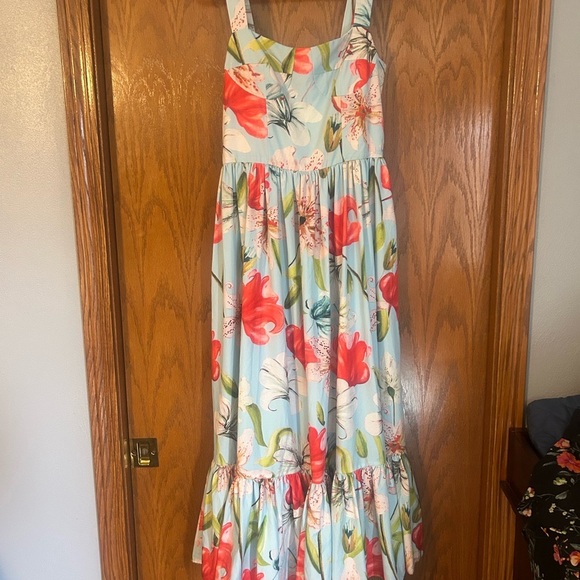 JC collection Dresses & Skirts - Floral Women’s Dress in Blue and Red